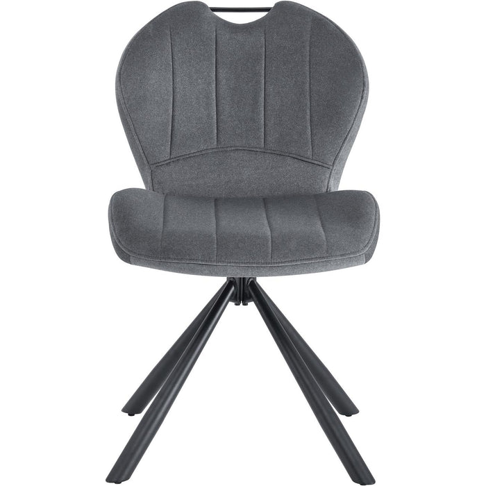 Chaise 16238GA - Brandon Gris Anthracite - Lot de 4