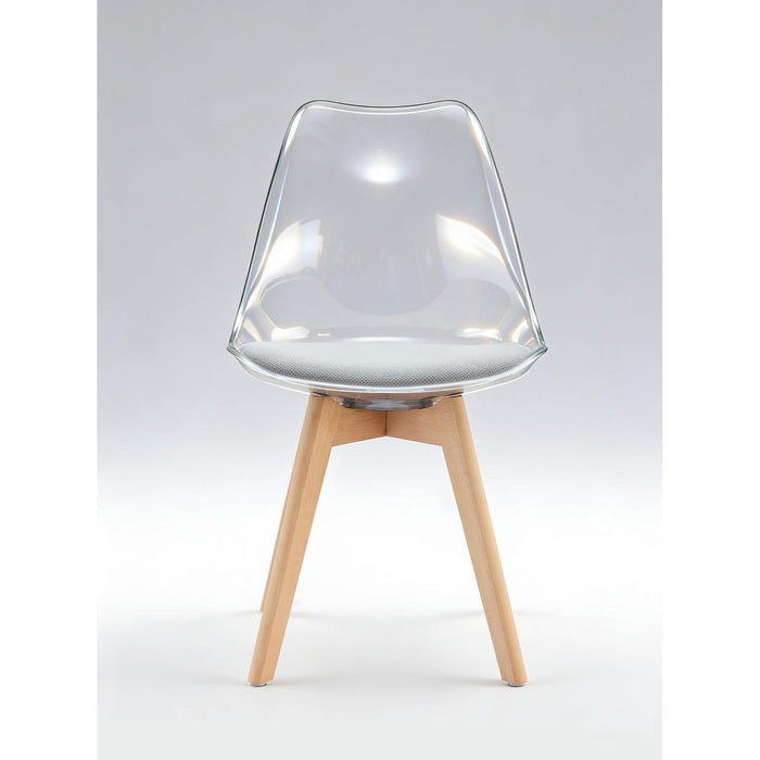 Ensemble Chaise + Table 16252BG - Samy Gris & Blanc - Lot de 1