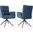 Chaise 52964BN - Courcelles Bleu Nuit - Lot de 2