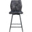 Tabouret de bar 16202GA - JULES Gris Anthracite - Lot de 4