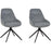Chaise 23313GR - Théa Gris - Lot de 2