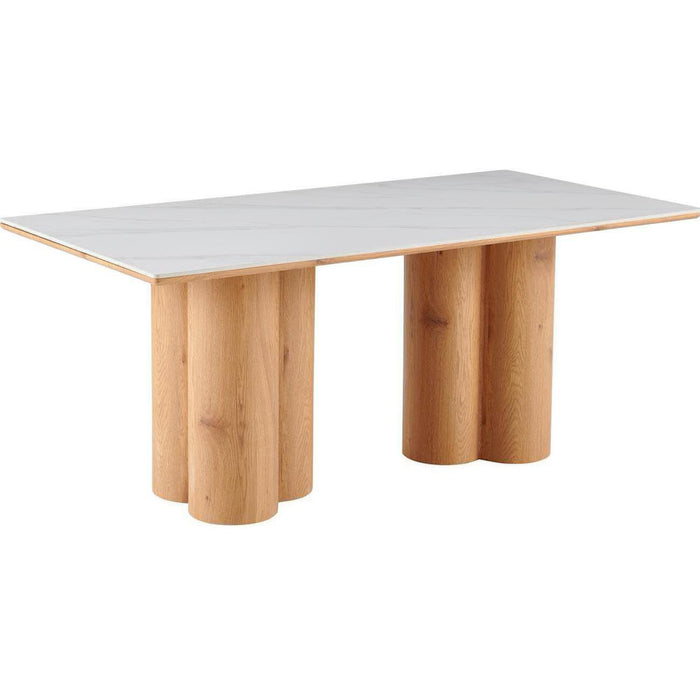 Table de repas 16253BL - Platinium Blanc - Lot de 1