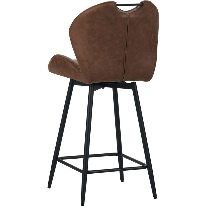 Tabouret de bar 16232TC - Burton Terracotta - Lot de 2