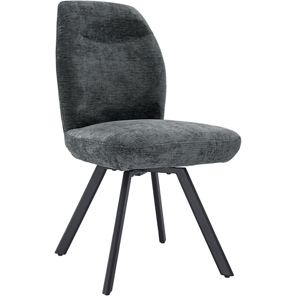 Chaise 52963GA - Samantha Gris Anthracite - Lot de 2