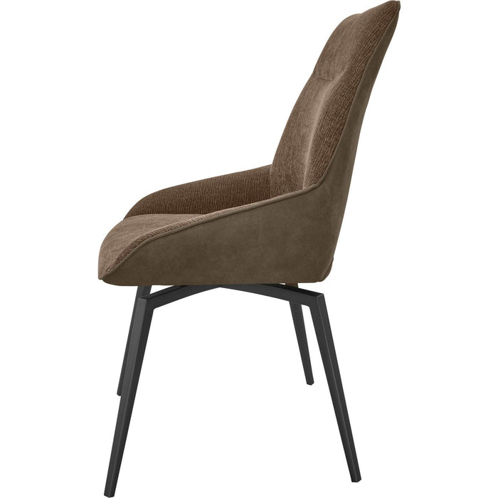 Chaise 15420CH - Victoria Marron - Lot de 2
