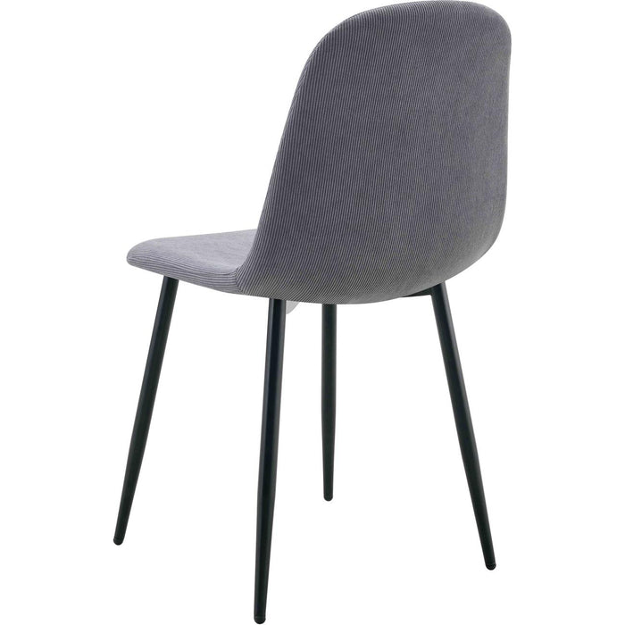 Chaise 39404GR - Barfleur Gris - Lot de 4