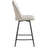 Tabouret de bar 16102LI - LEO Beige - Lot de 4