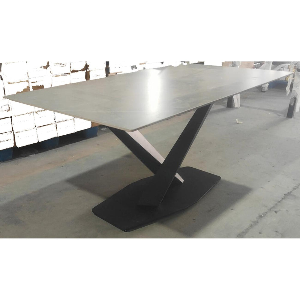 Table de repas 18600GA - Ella Gris Anthracite - Lot de 1