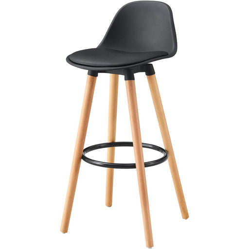 Tabouret de bar 16227NO - Norvège Noir - Lot de 2