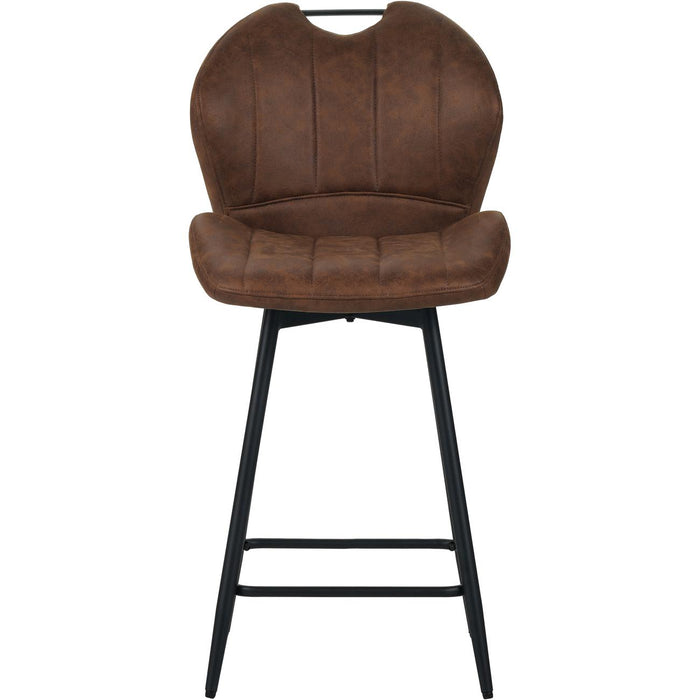 Tabouret de bar 16232TC - Burton Terracotta - Lot de 2