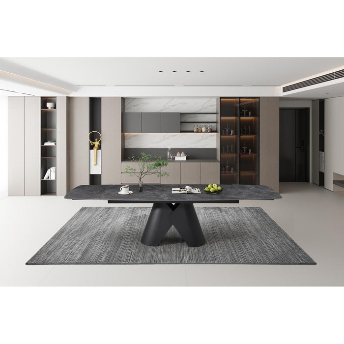 Table de repas 27611GA - Plaza Gris Anthracite - Lot de 1