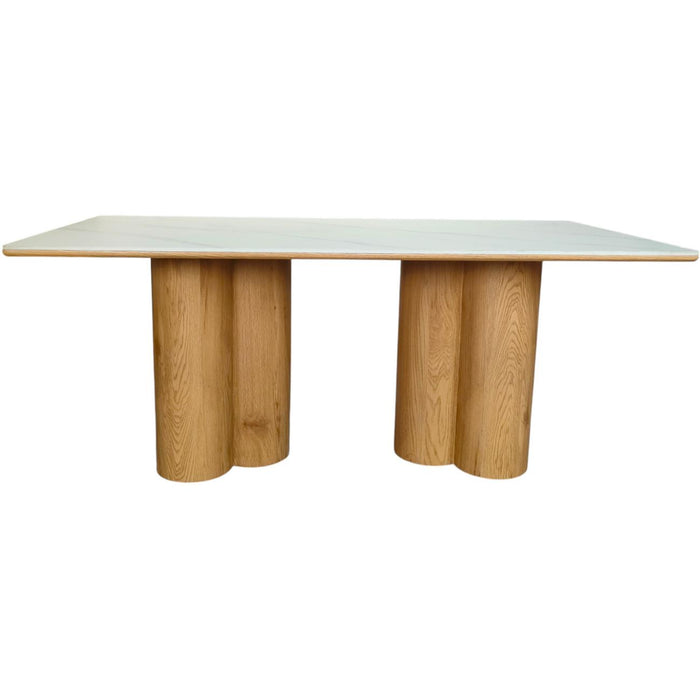 Table de repas 16253BL - Platinium Blanc - Lot de 1