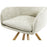 Chaise 25708LI - Monique Beige clair - Lot de 2