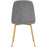 Chaise 15662GR - Laurie Gris - Lot de 4