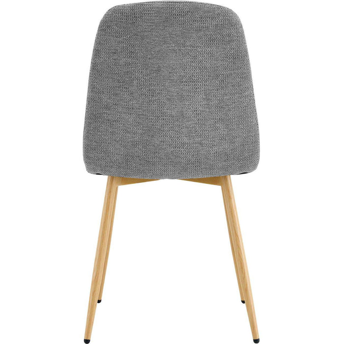 Chaise 15662GR - Laurie Gris - Lot de 4