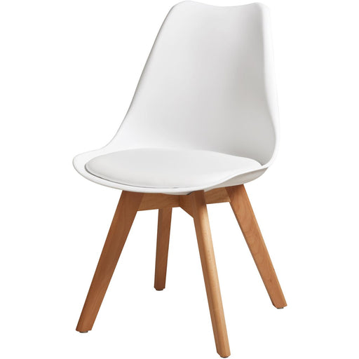Chaise 16234BL - Norvège Blanc - Lot de 1