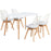 Ensemble Chaise + Table 16252BG - Samy Gris & Blanc - Lot de 1