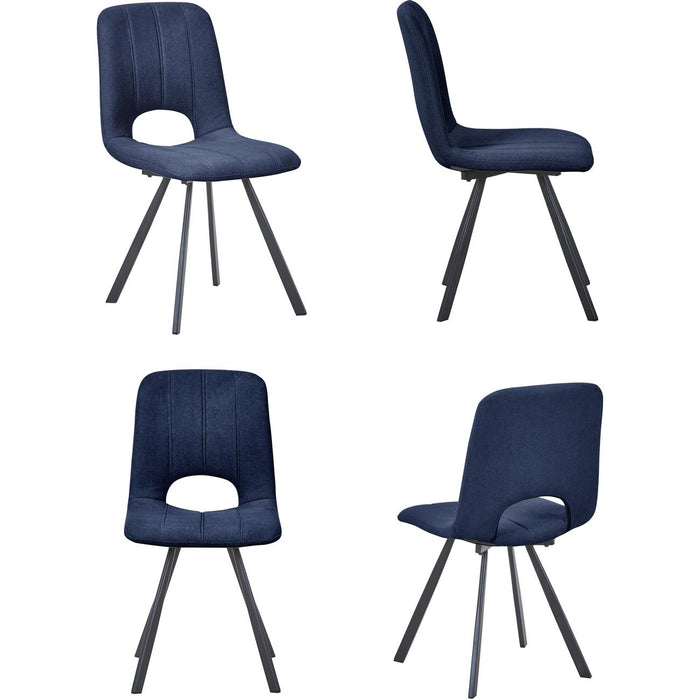 Chaise 11518BN - Phenix Bleu - Lot de 4