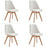 Chaise 16243EC - Norvege Beige clair - Lot de 4