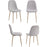 Chaise 15660GR - Pardes Gris - Lot de 4