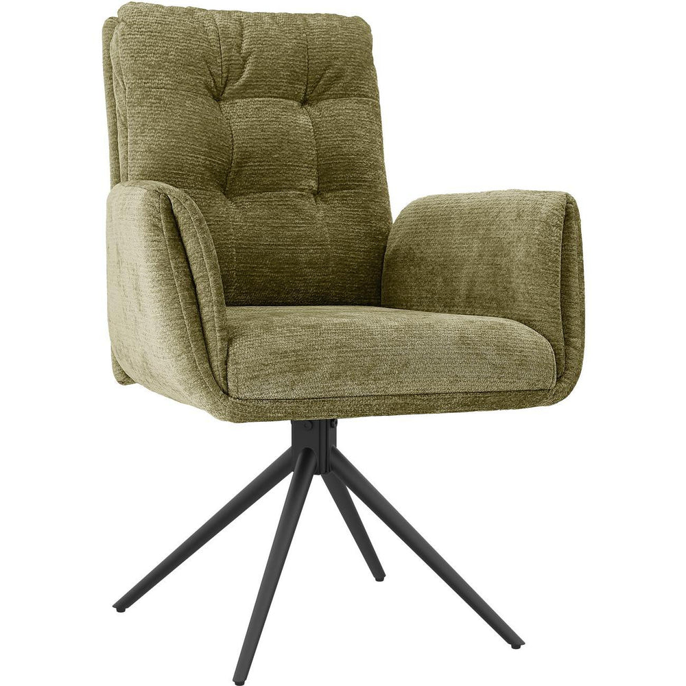Chaise 52964KA - Courcelles Vert Kaki - Lot de 2