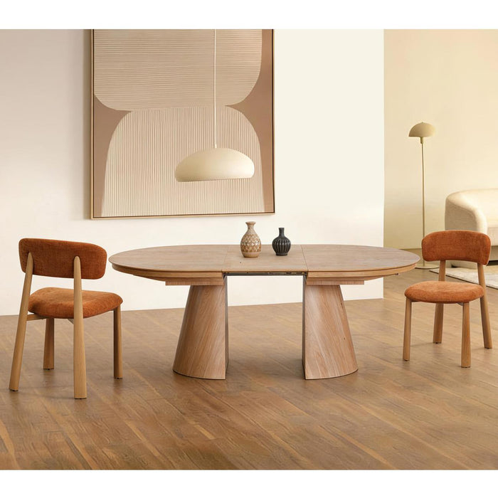 Table de repas 46700CH - Celine Chene Clair - Lot de 1