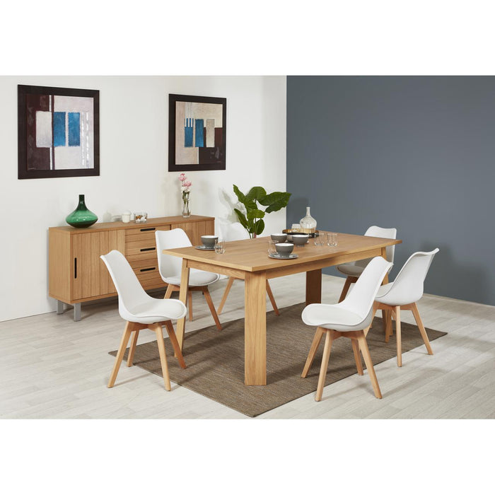 Chaise 16234BL - Norvège Blanc - Lot de 1