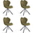 Chaise 16238KA - Brandon Vert Kaki - Lot de 4