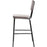 Tabouret de bar 13508TA - ZELDA Beige - Lot de 2