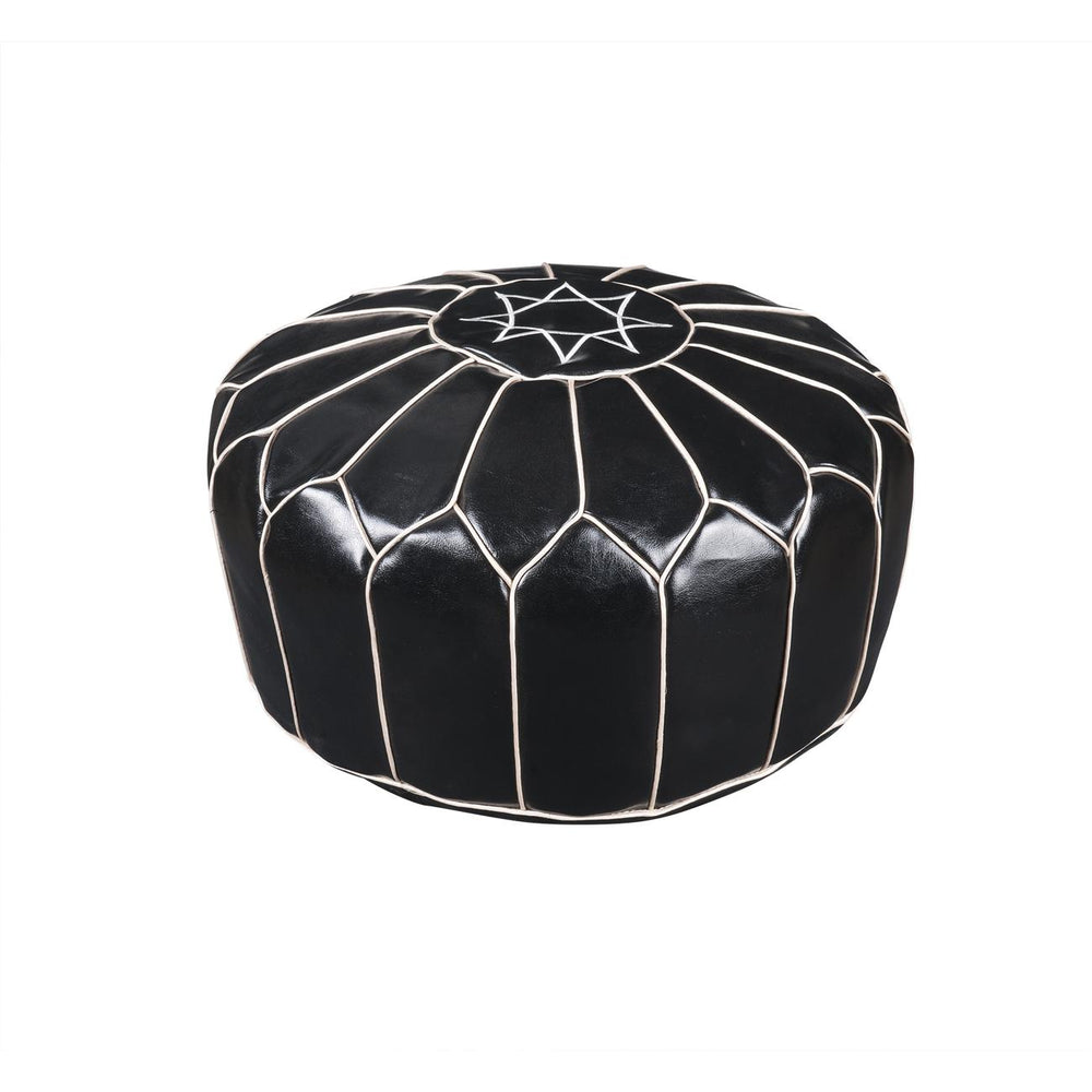 Pouf 13838NO - FESA Noir - Lot de 1