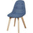 Chaise 16155BC - SABA Bleu Canard - Lot de 4