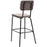 Tabouret de bar 13508TA - ZELDA Beige - Lot de 2