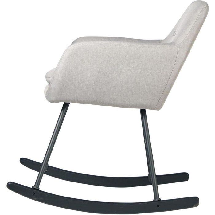 Rocking chair 61121GR - ROCKY Gris clair - Lot de 1