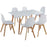 Ensemble Chaise + Table 16119BL - MARIO Blanc - Lot de 1