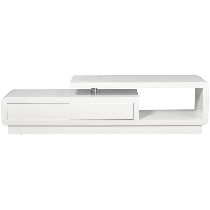 Meuble TV 18116BL - MERCURY Blanc - Lot de 1