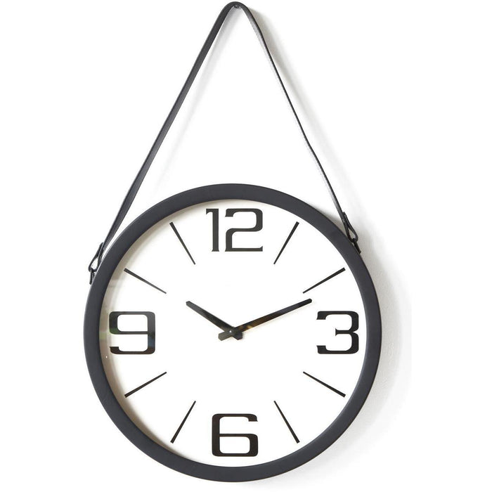 Deco horloge 67230NO - Borris Noir - Lot de 1