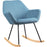Rocking chair 47134BU - NORTON Bleu - Lot de 1