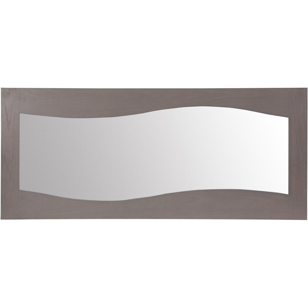Deco miroir 10277TB - PACIFIC Blanc & Marron - Lot de 1